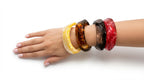 Geometric Resin Bangles