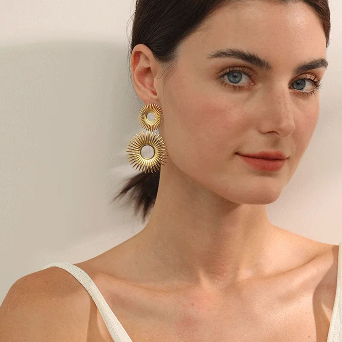 Sunburst Drop Earrings