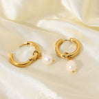 Lumière Pearl Hoops