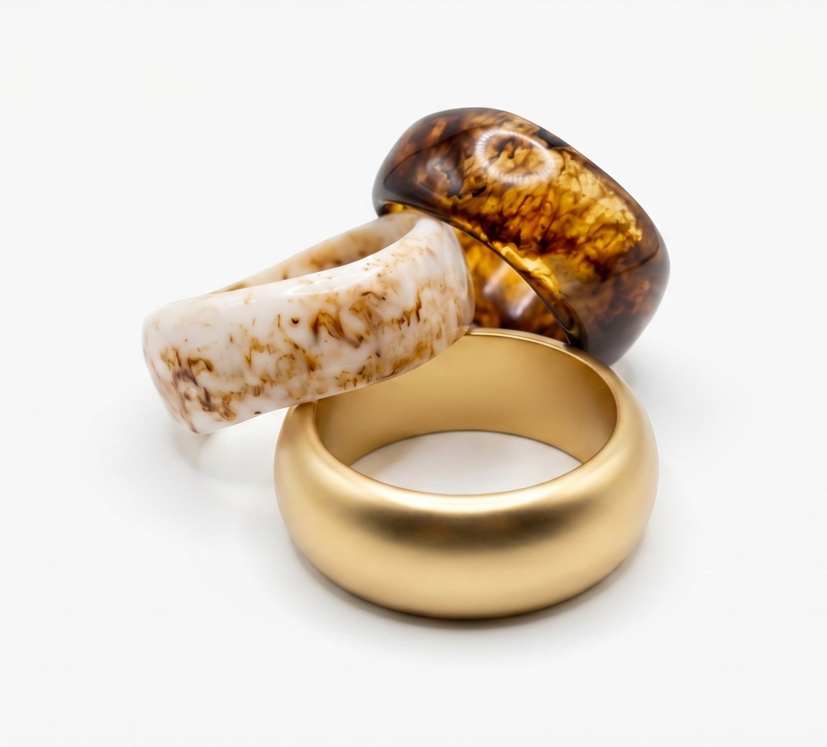 Molten Marble Resin Stack