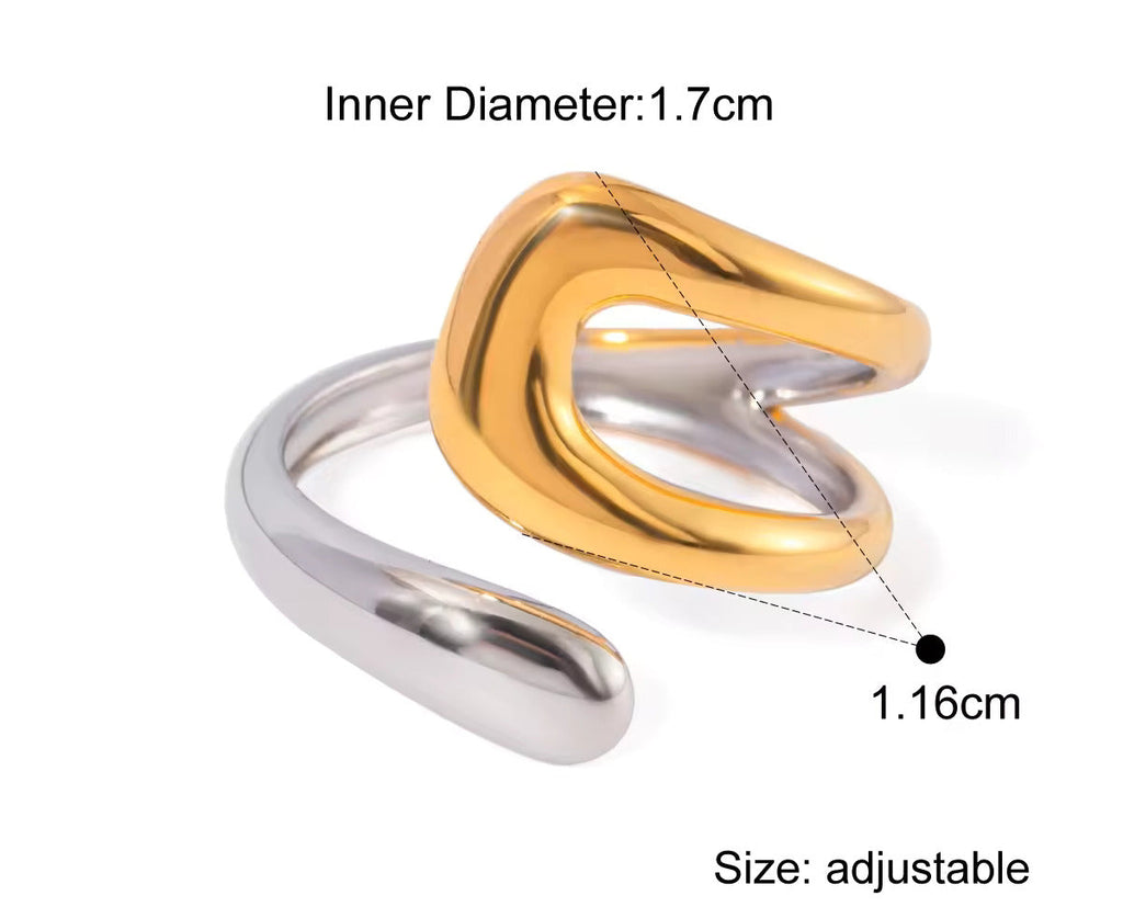 Duo Open Ring