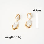Baroque Pearl Drop Earrings