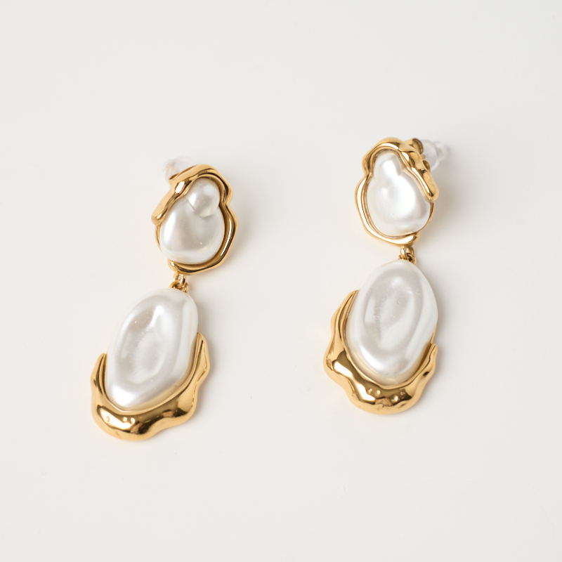 Baroque Pearl Drop Earrings
