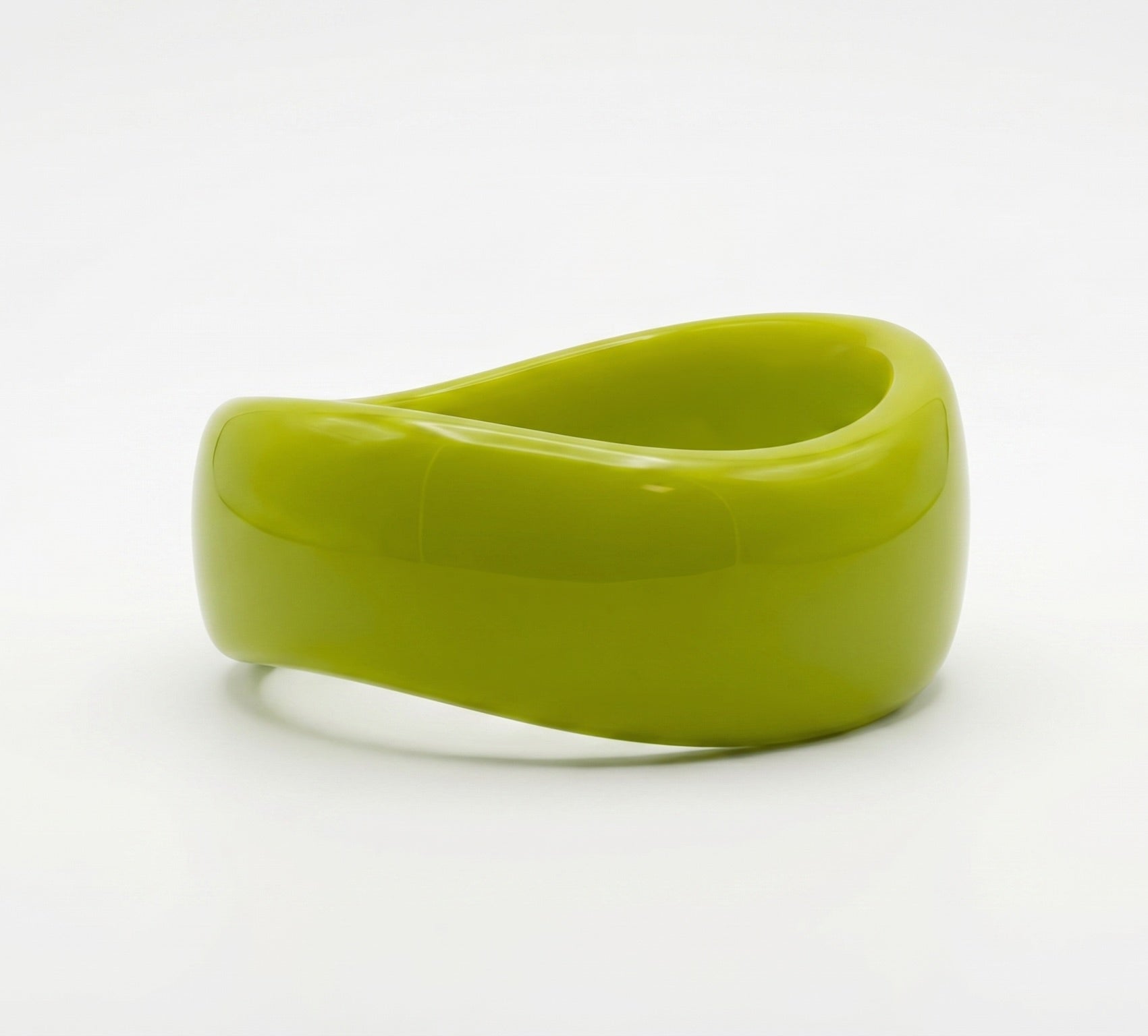 Lime Sculpt Bangle