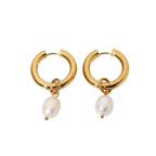 Lumière Pearl Hoops