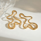 Ribbon Sculpt Earrings