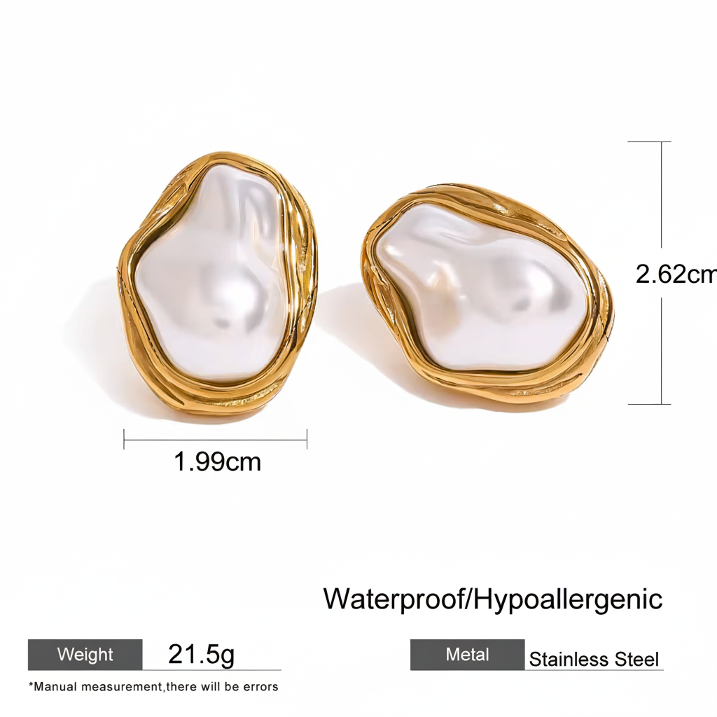 Baroque Pearl Earrings – No JDE Number