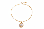 Baroque Pearl Gold Necklace