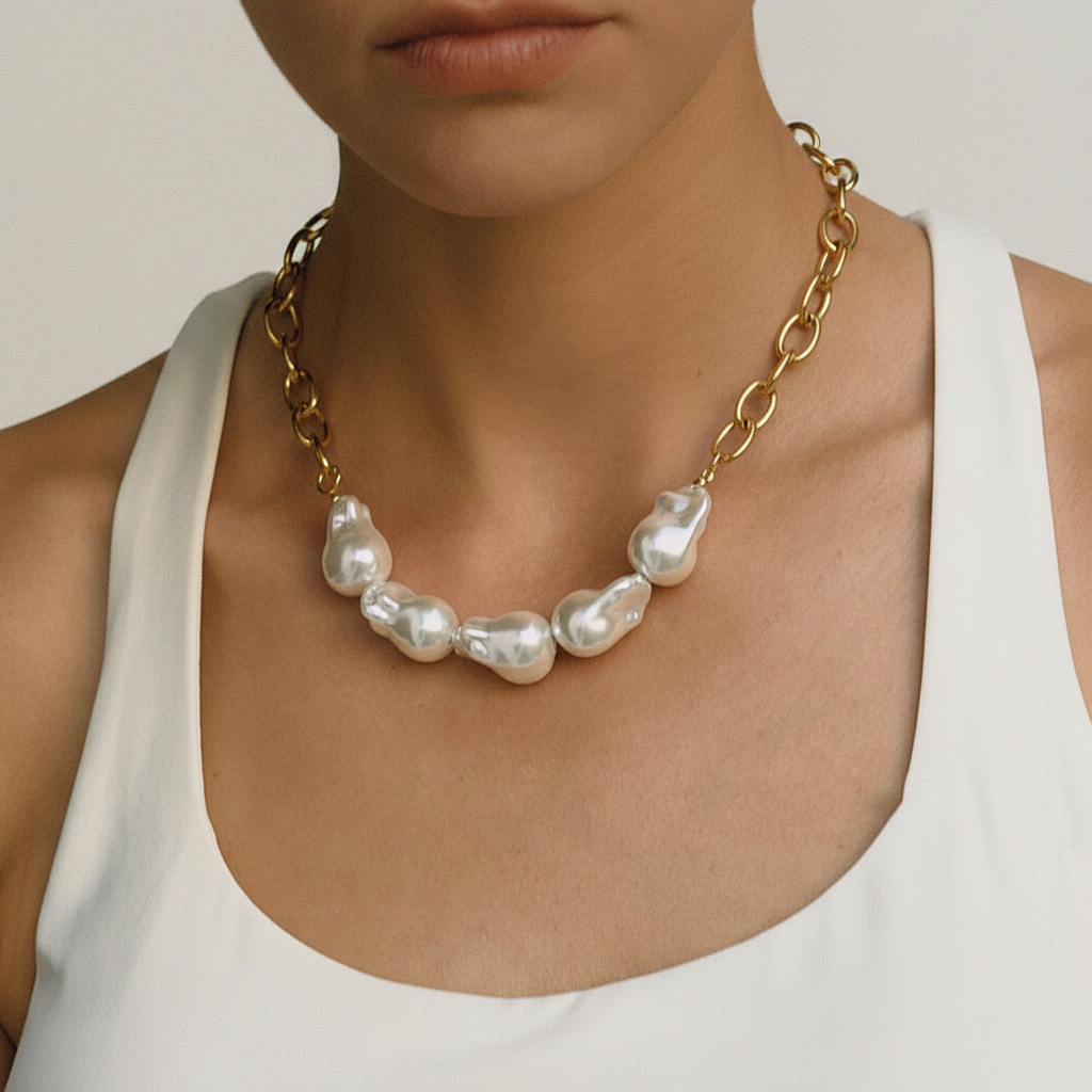 Baroque Pearl Necklace - Missy