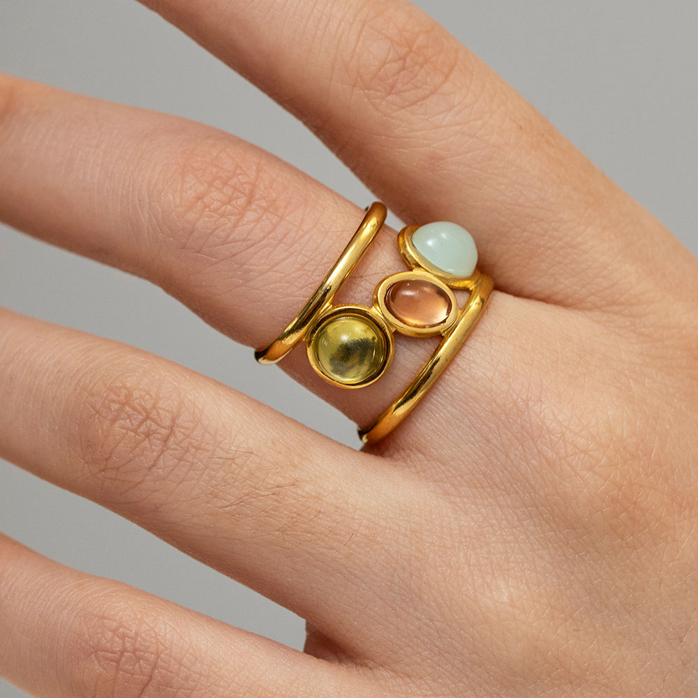 Bezel Gem Ring