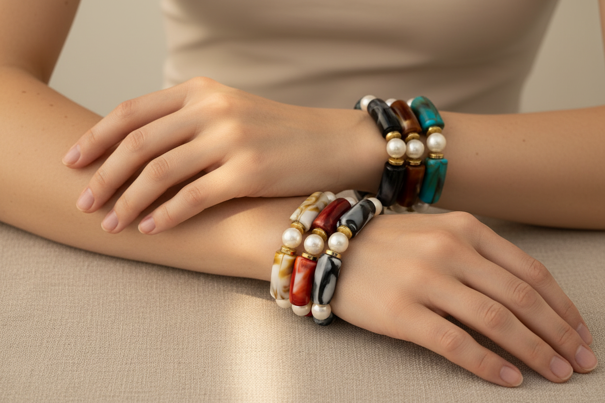 Both Hands with Bracelets