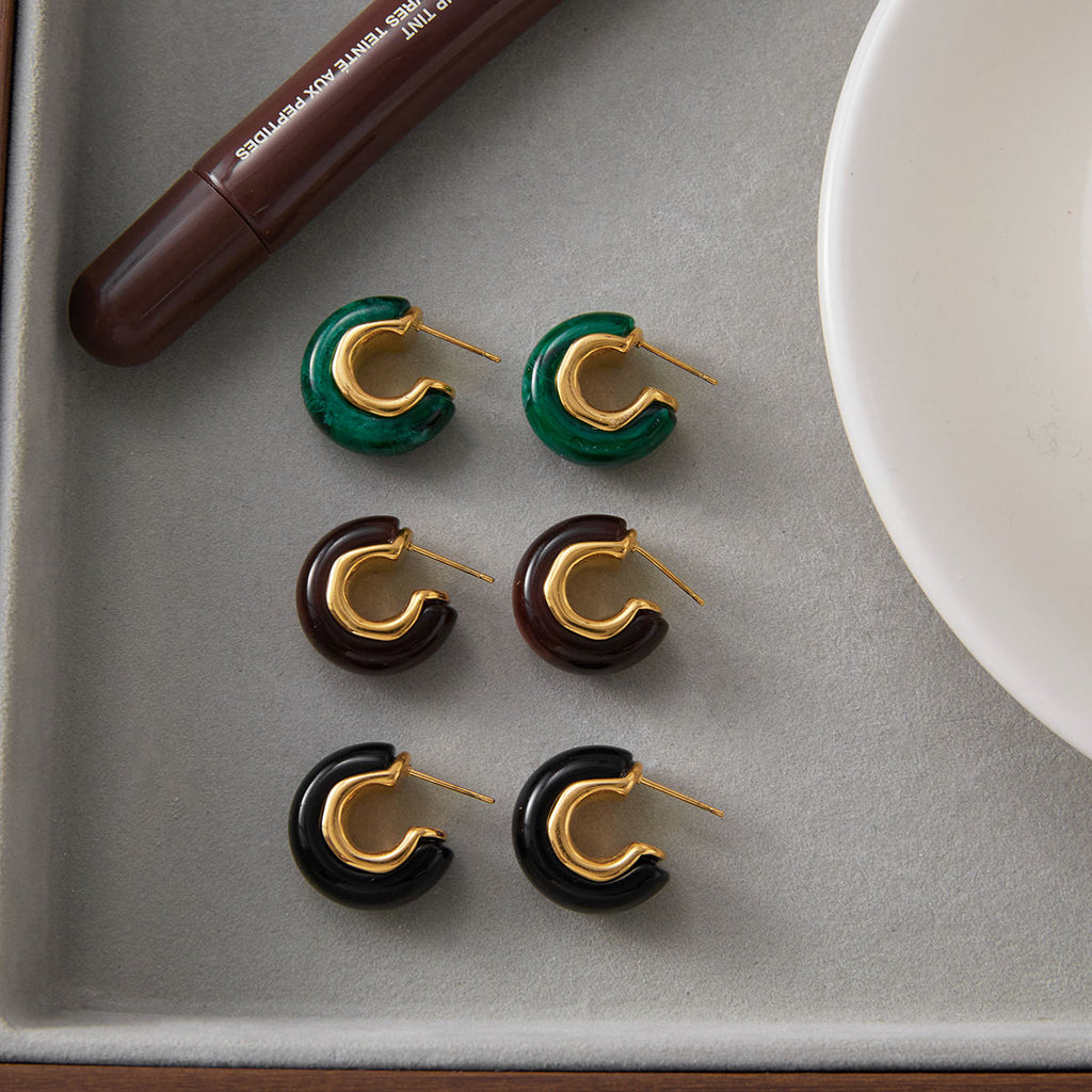 Statement C-Hoops Emerald