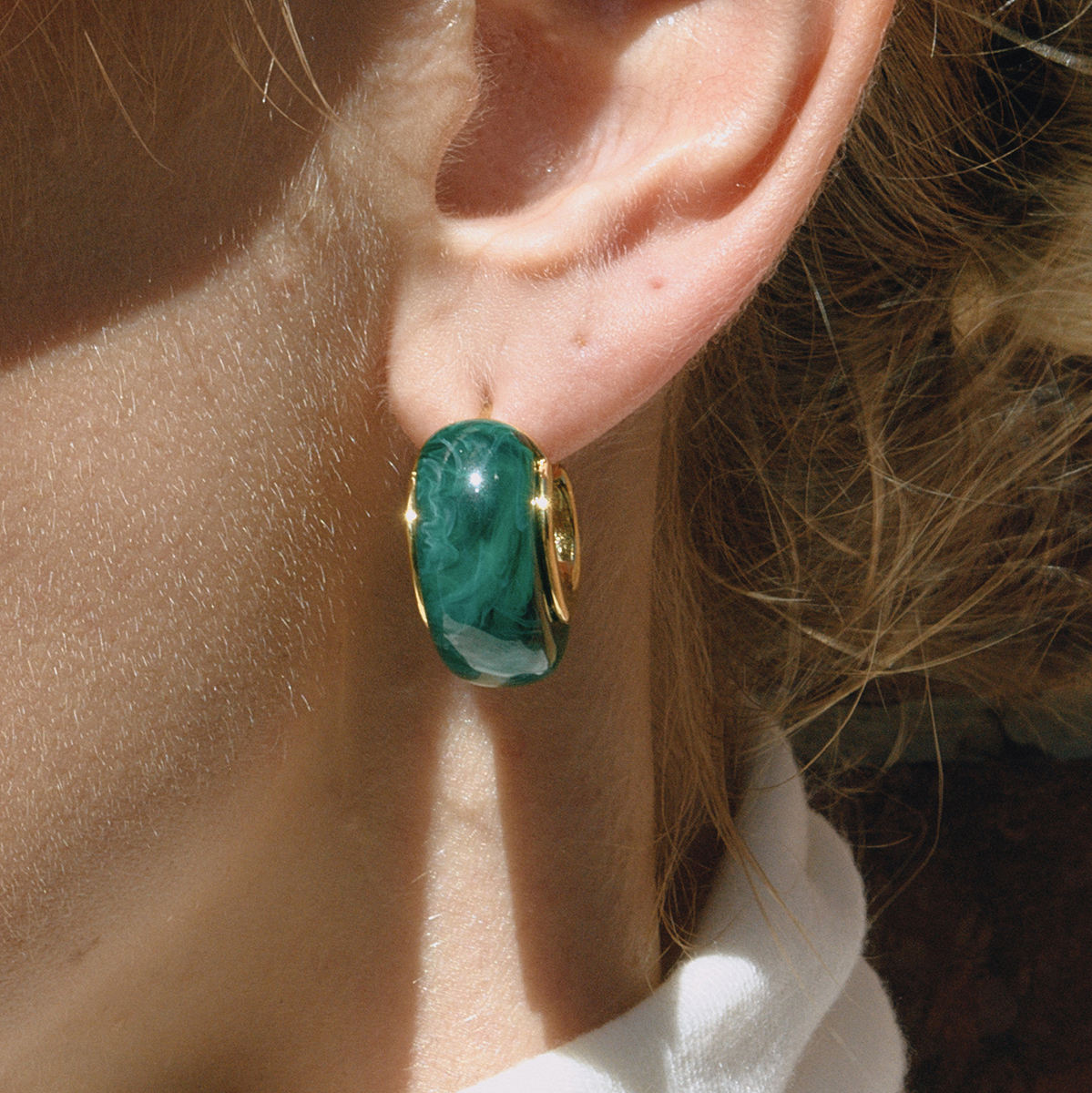 Statement C-Hoops Emerald