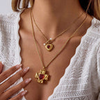 Scarlet Cross Necklace