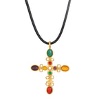Prism Cross Necklace