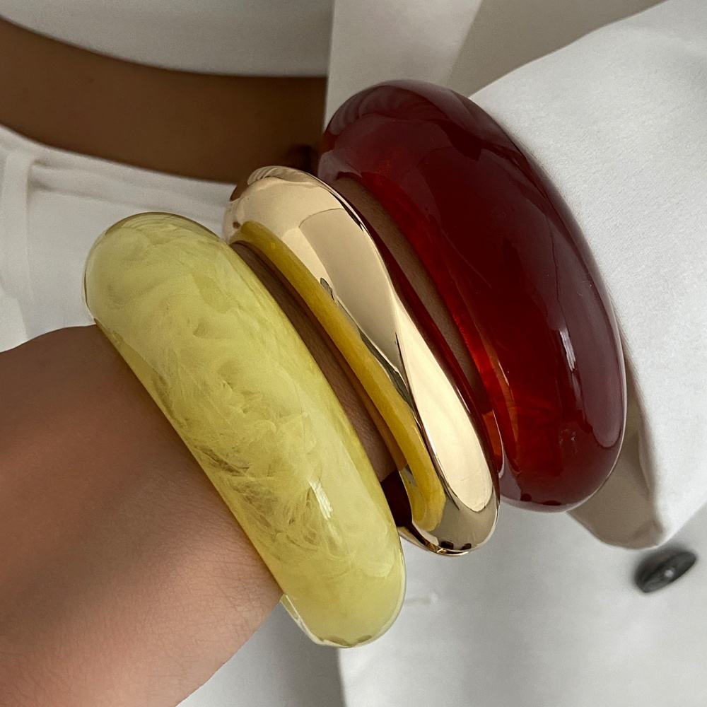 Golden Glamour Cuff Bracelet