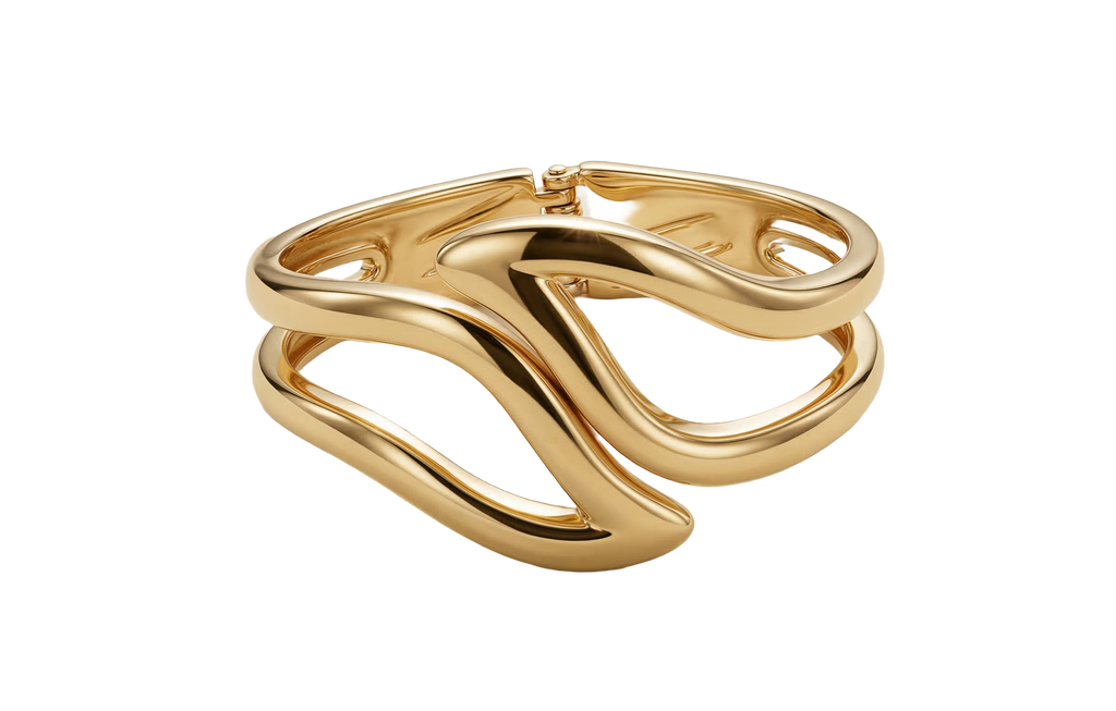 Luxe Contour Cuff Bracelet
