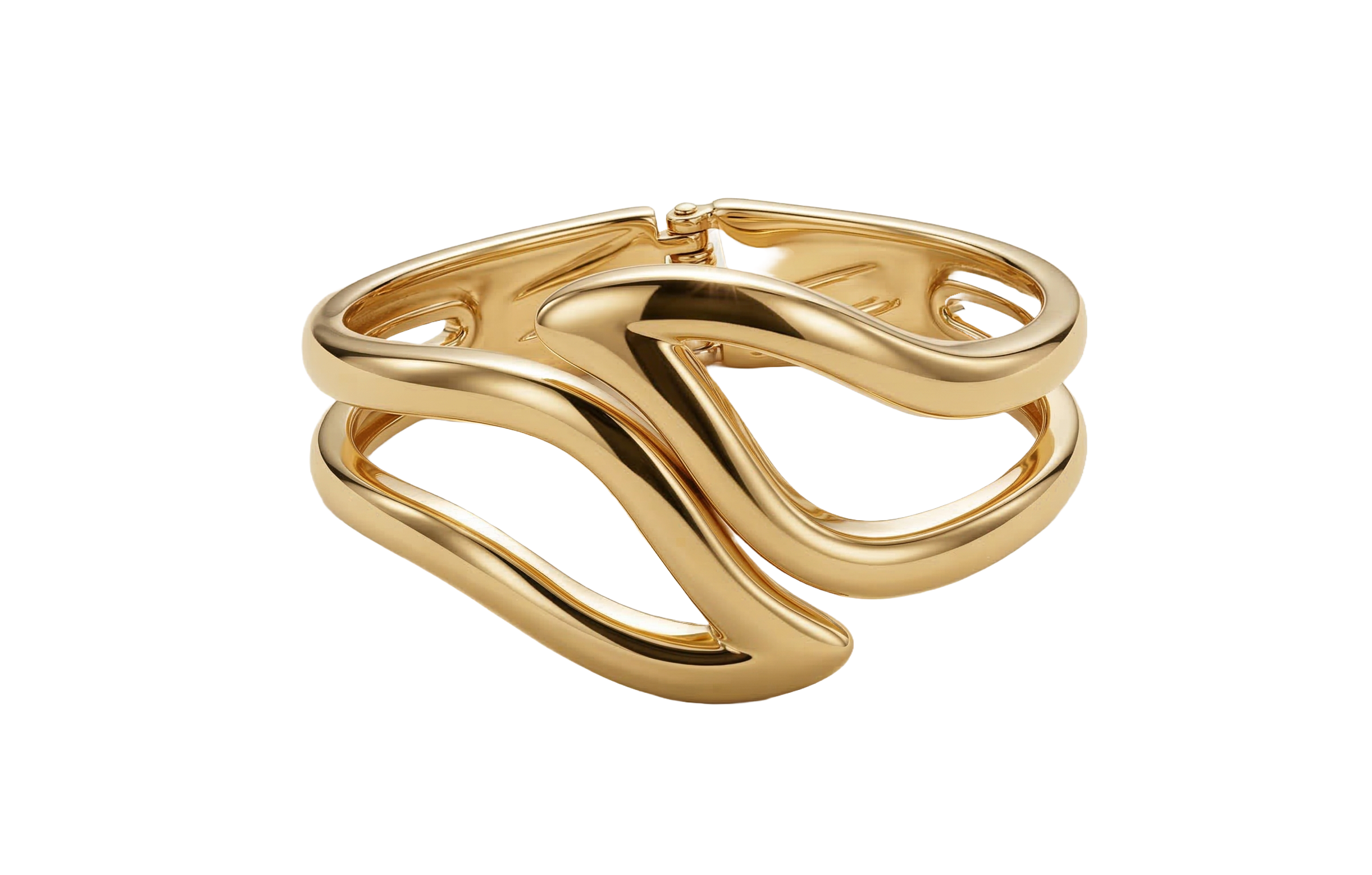 Luxe Contour Cuff Bracelet
