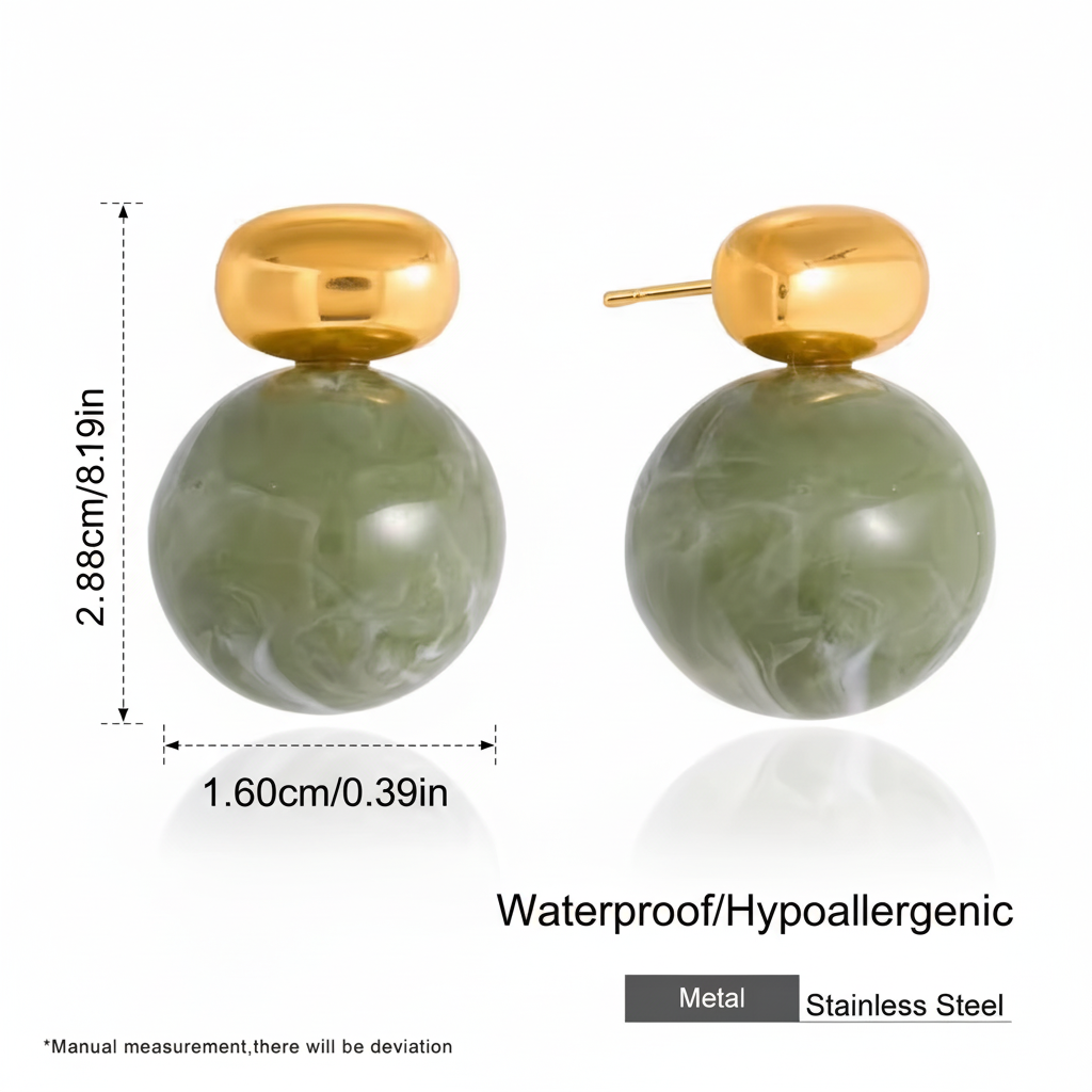 Earring spec image without JDE code