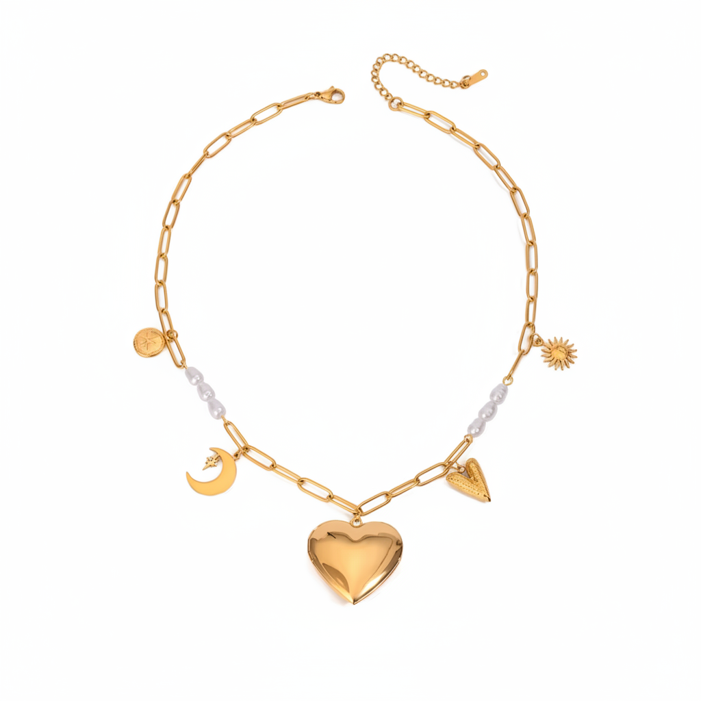 Gold Charm Necklace