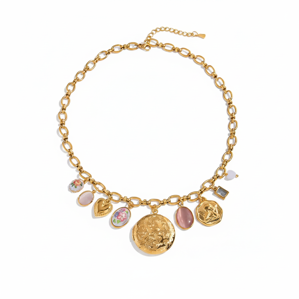Gold Charm Necklace