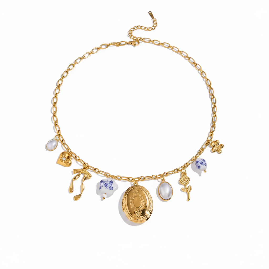 Gold Charm Necklace