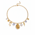 Gold Charm Necklace