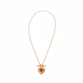 Gold Heart Pendant Necklace
