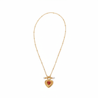 Gold Heart Pendant Necklace
