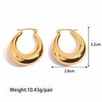 Gold Hoops No SKU