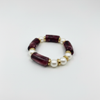 Golden Hour Resin Stack — Burgundy
