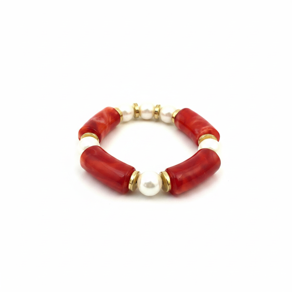 Golden Hour Resin Stack — Red