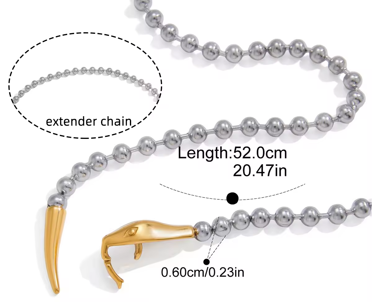 Serpent Lariat Y-Necklace