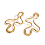 Ribbon Sculpt Earrings