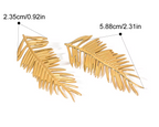 Palm Leaf Earrings