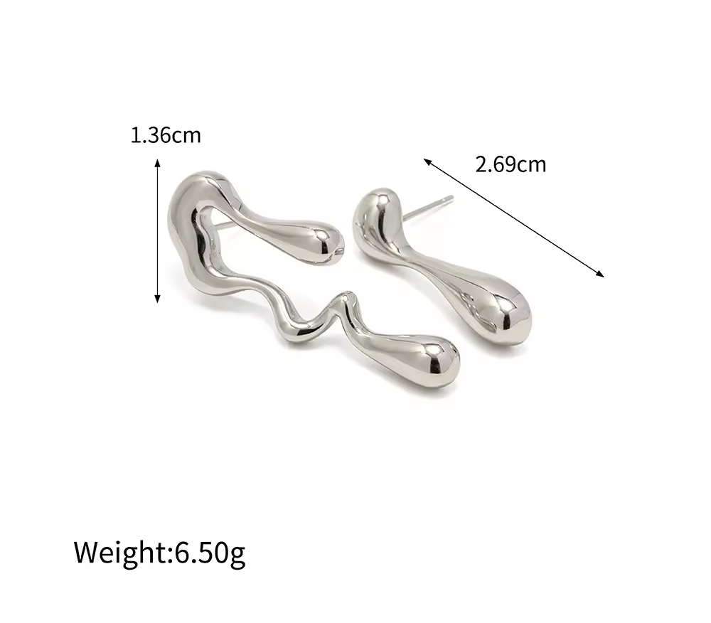 Molten Sliver Earrings