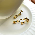 Molten Gold Earrings
