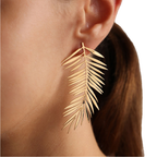 Palm Leaf Earrings