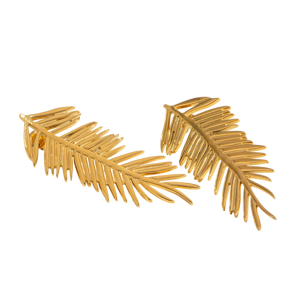 Palm Leaf Earrings