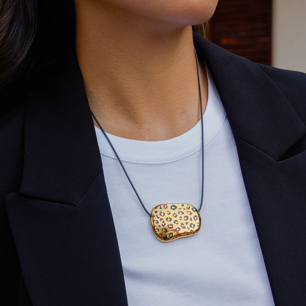 Leopard Pendant Necklace