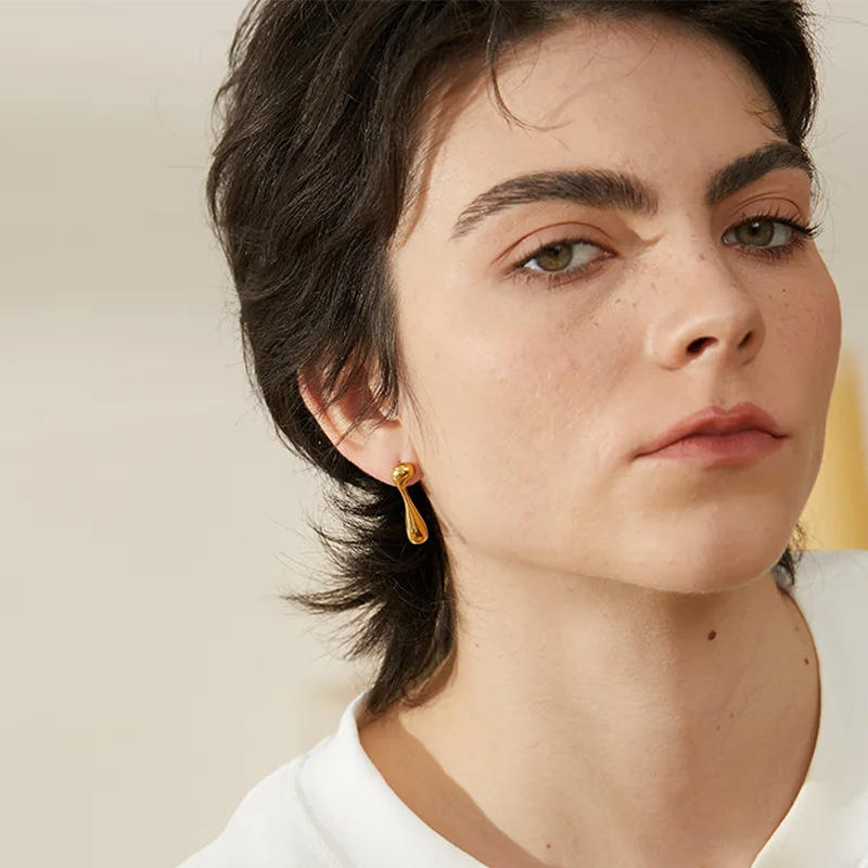 Molten Gold Earrings