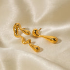 Molten Gold Earrings