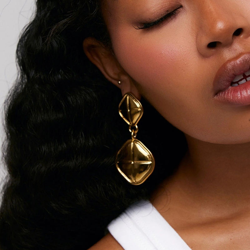 Monolith Drop Earrings