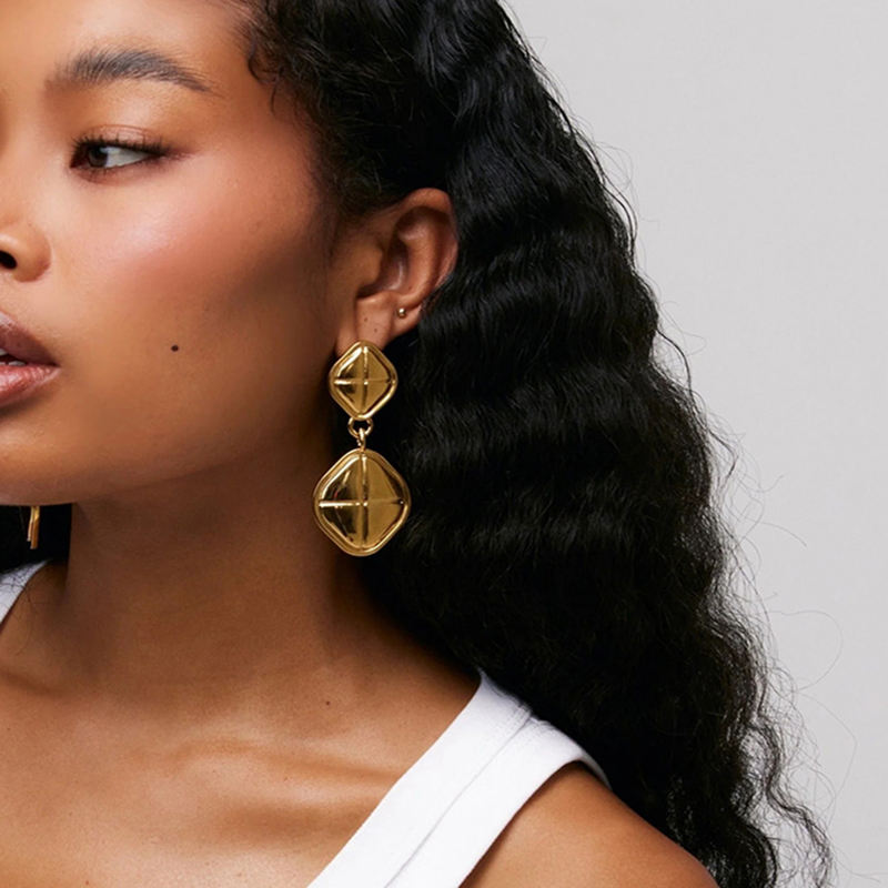 Monolith Drop Earrings