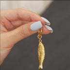 Fish Hoop Earrings