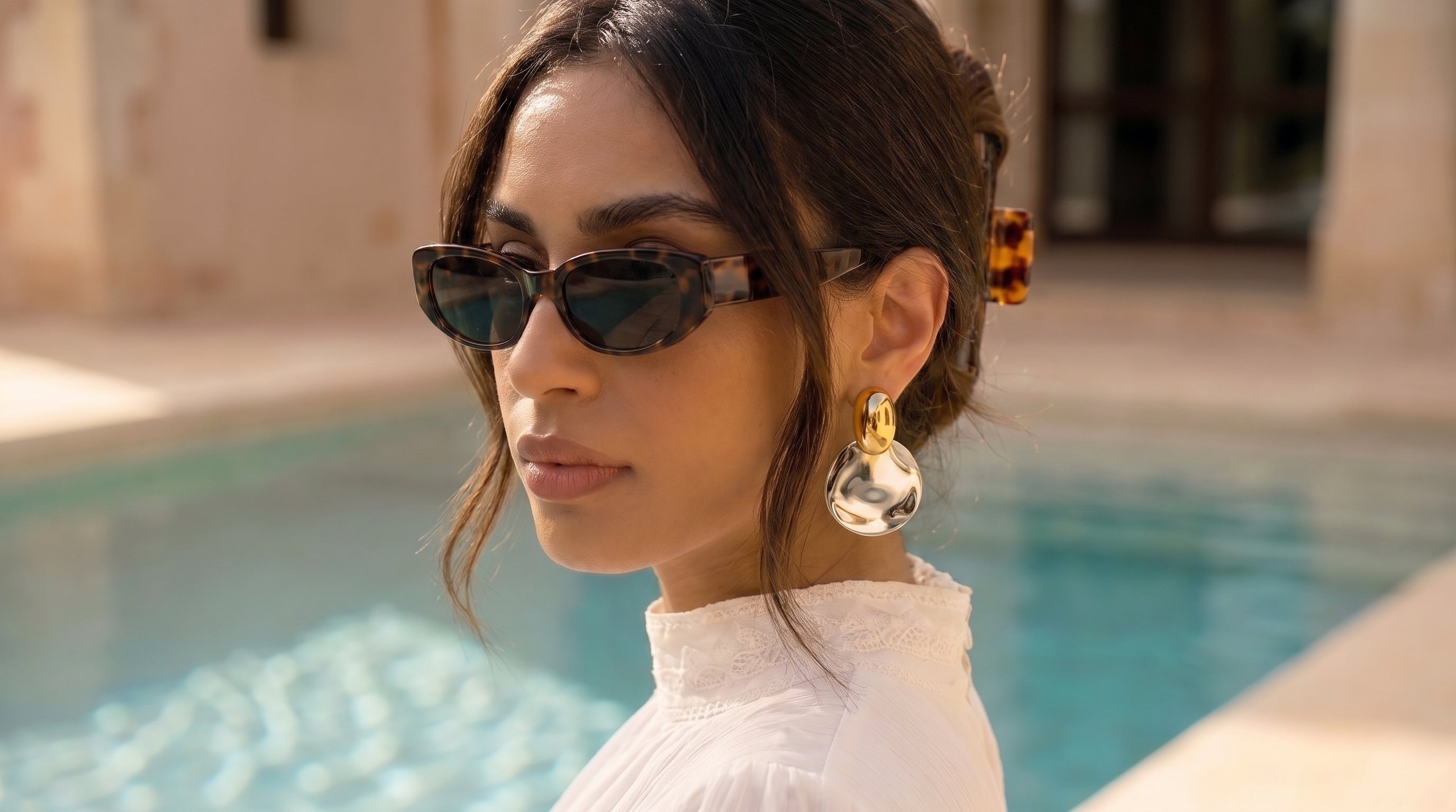 Sculpted Drop Earrings