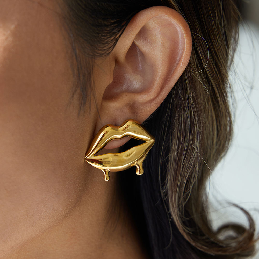 Statement Lips Earrings