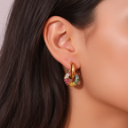Rainbow Hoops Close-Up Model Shot