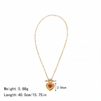 Scarlet Heart Necklace – Clean