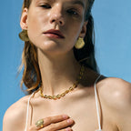 Seashell Statement Studs